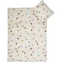 By Mats Dragefly sängkläder - 100% bomull - Babysängkläder 70x100 cm - Beige med dragefly