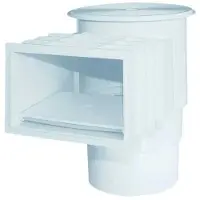 Productos Qp Skimmer Ø 5m3/h Standard öppning Med Fyrkantigt Lock 200mm