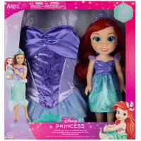 JAKKS Pacific Den Lilla Sjöjungfrun Disney Ariel + Kostymdocka 38 Cm