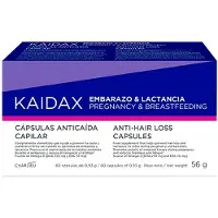 Kaidax Pregnancy & Breastfeeding Hårbehandling 60 Enheter