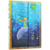 Saint-Exupéry, The Little Prince (Embellished Manuscripts Collection) Midi Lined Hardcover Journal (Wrap Closure)