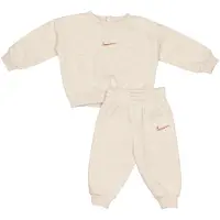 Nike Sweatset - Sweatshirt/Sweatpants - Pale Ivory Heather - - 3 mån - Sweatset
