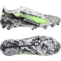 Puma X Unisport Ultra 5 Ultimate FG "Why Always Unisport?" - White/Svart/Röd LIMITED EDITION - Gräs (FG), storlek 39