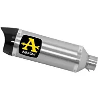 Arrow Street Thunder Aluminium Dark With Carbon End Cap Ktm Duke 125 ´11-16 Homologerad Ljuddämpare