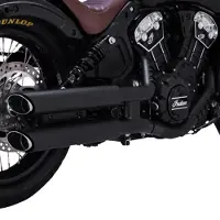 Vance + Hines 3´´ Twin Slash Indian Scout 60 Abs Icke-godkänd Ljuddämpare