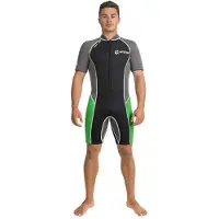 Abysstar Surf 2.5 Mm Kortärmad Shorty Med Dragkedja Fram