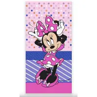 BrandMac Badhandduk - Minnie Mouse handduk - 70x140 cm - 100% mjuk bomull