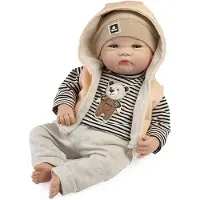 MuÑecas Guca Martí Baby Reborn Hårlös 42-46 Cm