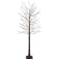 Julgransgolvlampa brun träd 180 cm inkl. LED med timer IP44 - Ki