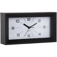 Karlsson väckarklocka Lujo Rectangle black KA6066BK