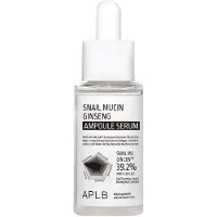 APLB Snigel Mucin Ginseng Ampull Serum | SNAIL MU GIN CEN 39,2% 1,35 FL.OZ/Koreansk Hudvrd Rynkvrd Porvrd Frbttra elasticiteten fr fast hud