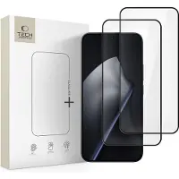 Tech-Protect Xiaomi 15T Glass Fit+ skärmskydd av härdat glas - 2 st. - Svart