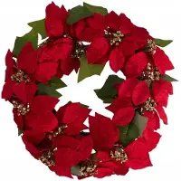 Victoria Sport Juldekoration dekorkrans 45 cm POINSETTIA