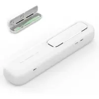Mtp Products ES-X1 Bärbar tandborste Smart Sanitizer för resor/hem - Vit