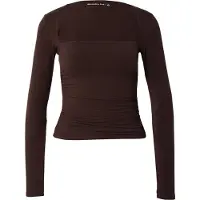 Abercrombie & Fitch T-shirt mörkbrun
