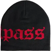 Bershka Mössa 'FASTPASS' röd / svart