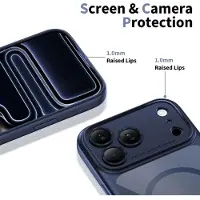 Tech-Protect Magpeak Magsafe CC-fodral för iPhone 17 Pro Max - Klar marinblå