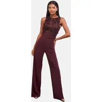 Lipsy Jumpsuit burgunder