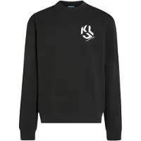 Karl lagerfeld JEANS Sweatshirt svart / vit