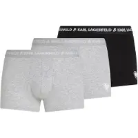 Karl Lagerfeld Boxershorts ljusgrå / vit
