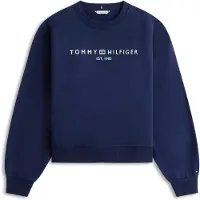 Tommy Hilfiger Logo Relaxed Fleece Sweatshirt