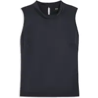BOSS Sleeveless sateen top with keyhole rear closure