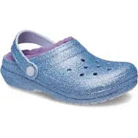 Crocs Classic Lined Glitter Toddler Träskor