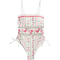 Ted Baker Baddräkt blandade färger / vit