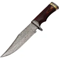 FH Knives Damascus Bowie