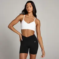 Myprotein MP Women's Tempo Ruched Front Sports Bra – White - L