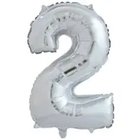 Barlife Ballong Nummer "2" 65 Cm.