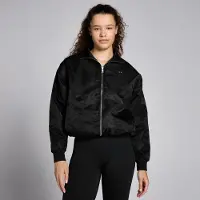 MP Women's Lifestyle Nylon Bomber Jacket – Black - XL