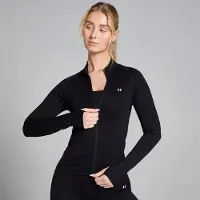 MP Women's Shape Seamless Zip Through Jacket – Black - XS