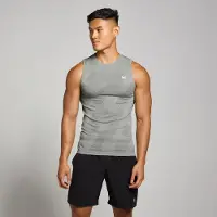 Myprotein MP Men's Tempo Pillar Graphic Seamless Tank – Storm - XL