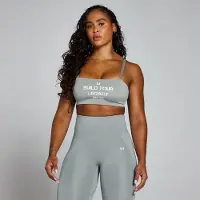 MP Women's Origin Graphic Training Sports Bra – Fossil Grey - S