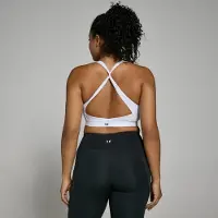 MP Women's Power Cross Back Sports Bra – White - XS