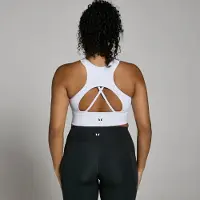 Myprotein MP Women's Power Longline Sports Bra – White - XXS