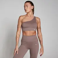 MP Tempo Rib Seamless Asymmetric Bra för kvinnor – Hazelnut - XXL