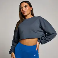 MP Women's Tempo Slouchy Cropped Long Sleeve Top – Grå - XL