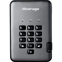 ISTORAGE diskAshur PRO 2 1 TB Extern SSD-disk USB 3.2 Gen 2 IS-DAP2-256-SSD-1000-C-G