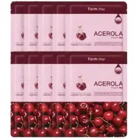 Farm Stay Visible Difference Mask Pack Acerola 23ml (3 Options) 10 sheets