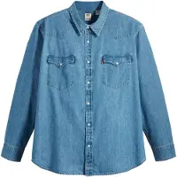 Levi's Skjorta 'Classic Western Shirt (Big & Tall)' blå denim