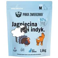 Paka Zwierzaka Torrfoder Lamm och kalkon för katt M 1,6 kg