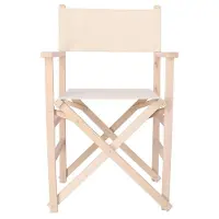 Wellhome Regissörsstol I Färdig Bok Utan Lack 51.5x46x86 Cm