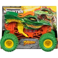 Monster Jam Truck - 1:24 - Samlare Truck - Megalodon - - One Size - Bil