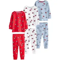 Next Pyjamas ljusblå / bär / röd / naturvit