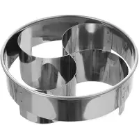 Orion Stålstans för kaiserbröd (form för bulki kajzerki), 10,5 cm