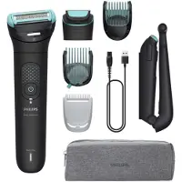 Philips Body Groomer 7000 Series - 2D-flexhuvud och dubbelt trim- och raksystem - BG7480/15