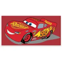 Licens Badhandduk - Blixten McQueen handduk - Bilar - 70x140 cm - 100% mjuk bomull