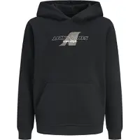 Jack & Jones Hoodie - JcoTier - Black - - 14 år (164) - Hoodie